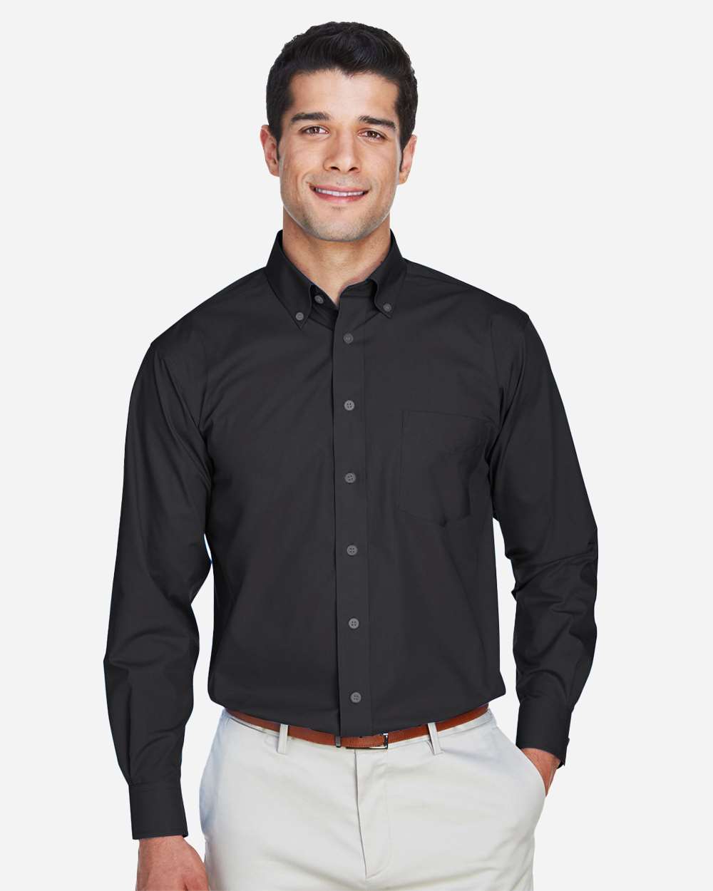 Men's Broadcloth Woven Dress Shirt