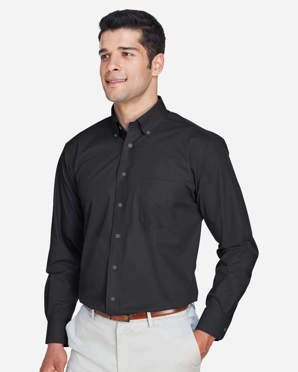 Men's Broadcloth Woven Dress Shirt - Image 3