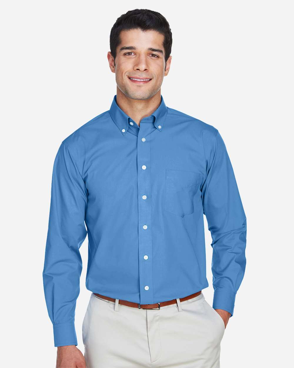 Men's Broadcloth Woven Dress Shirt - Image 5