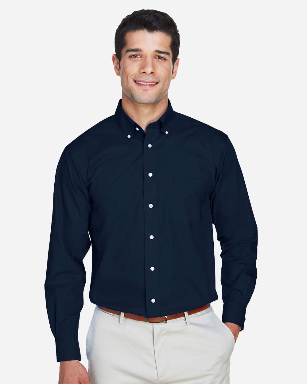 Men's Broadcloth Woven Dress Shirt - Image 6