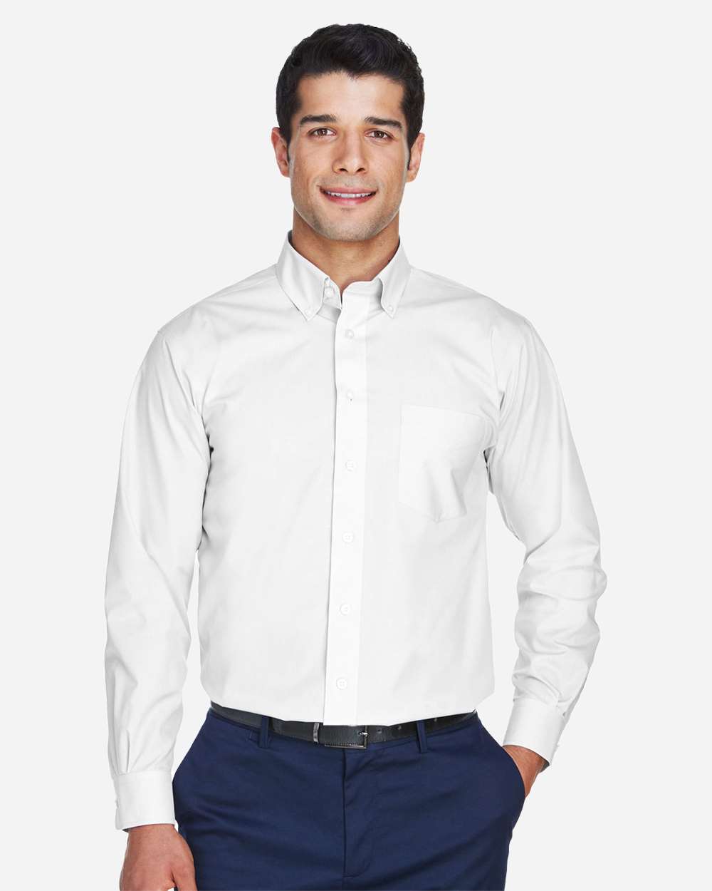 Men's Broadcloth Woven Dress Shirt - Image 4